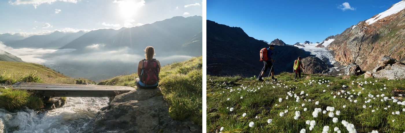 Bergwandern Oetztal Sommer Herbst