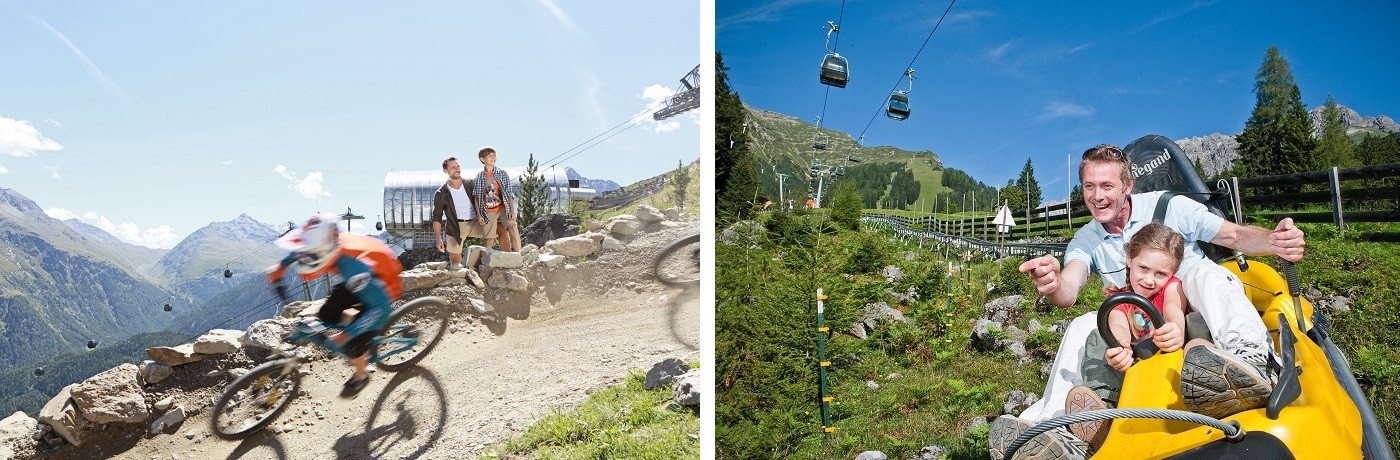 Mountainbike Oetztal Sommerrodeln Alpin Coaster