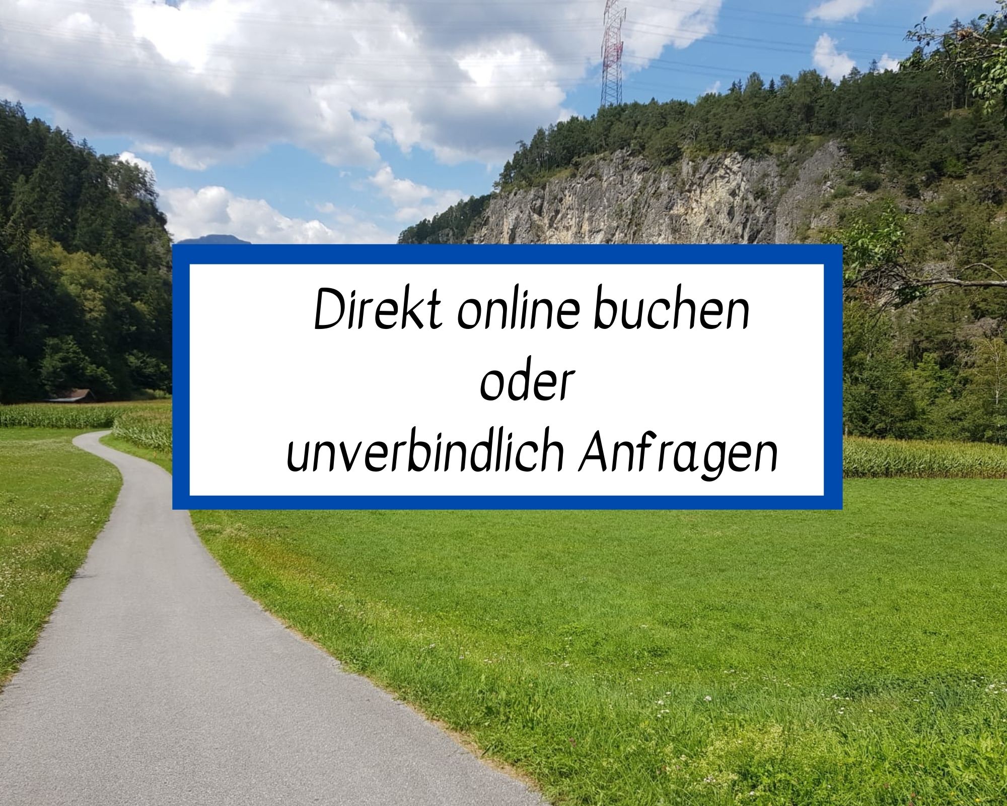 direkt online buchen Zum Glück