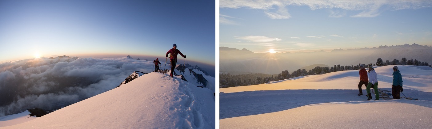 skitour winter oetztal tirol rodeln fewo zum glueck